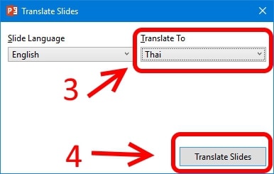 Translate Slides