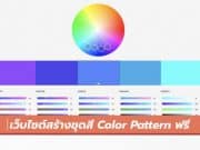 เว็บไซต์สร้างชุดสี color pattern