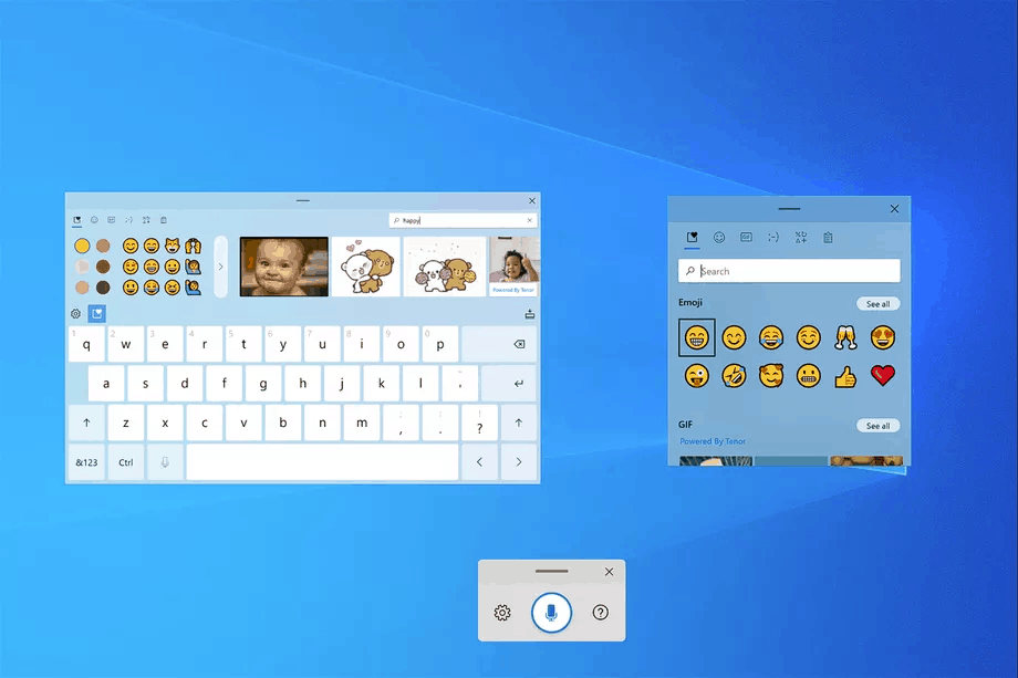 Touch keyboard โฉมใหม่บน Windows10