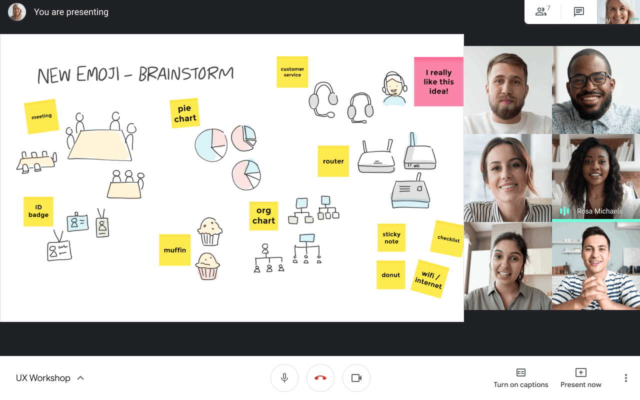 วิธีใช้ whiteboard บน google meet iT24Hrs