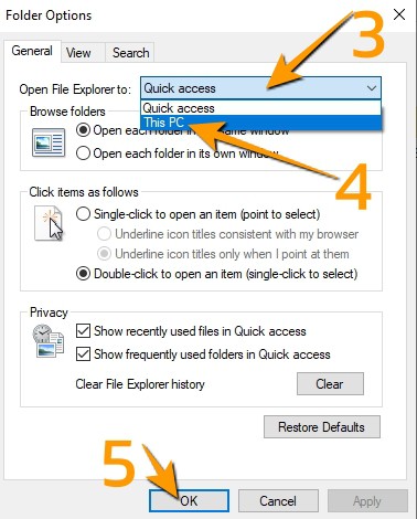 วิธีทำให้แอป File Explorer เปลี่ยนเป็น This PC