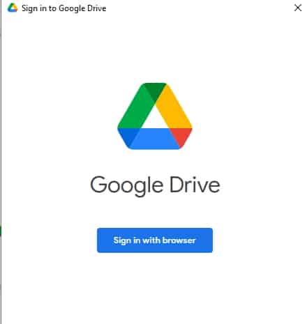 วิธีเพิ่ม Google Drive ลงใน Windows10