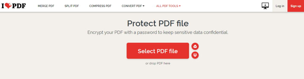 วิธีสร้างรหัสผ่านให้ไฟล์ PDF ผ่านเว็บออนไลน์