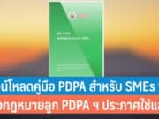 ดาวน์โหลดคู่มือ PDPA สำหรับผู้ประกอบการ SMEs