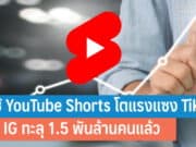 ผู้ใช้ YouTube Shorts โตแรงแซง TikTok