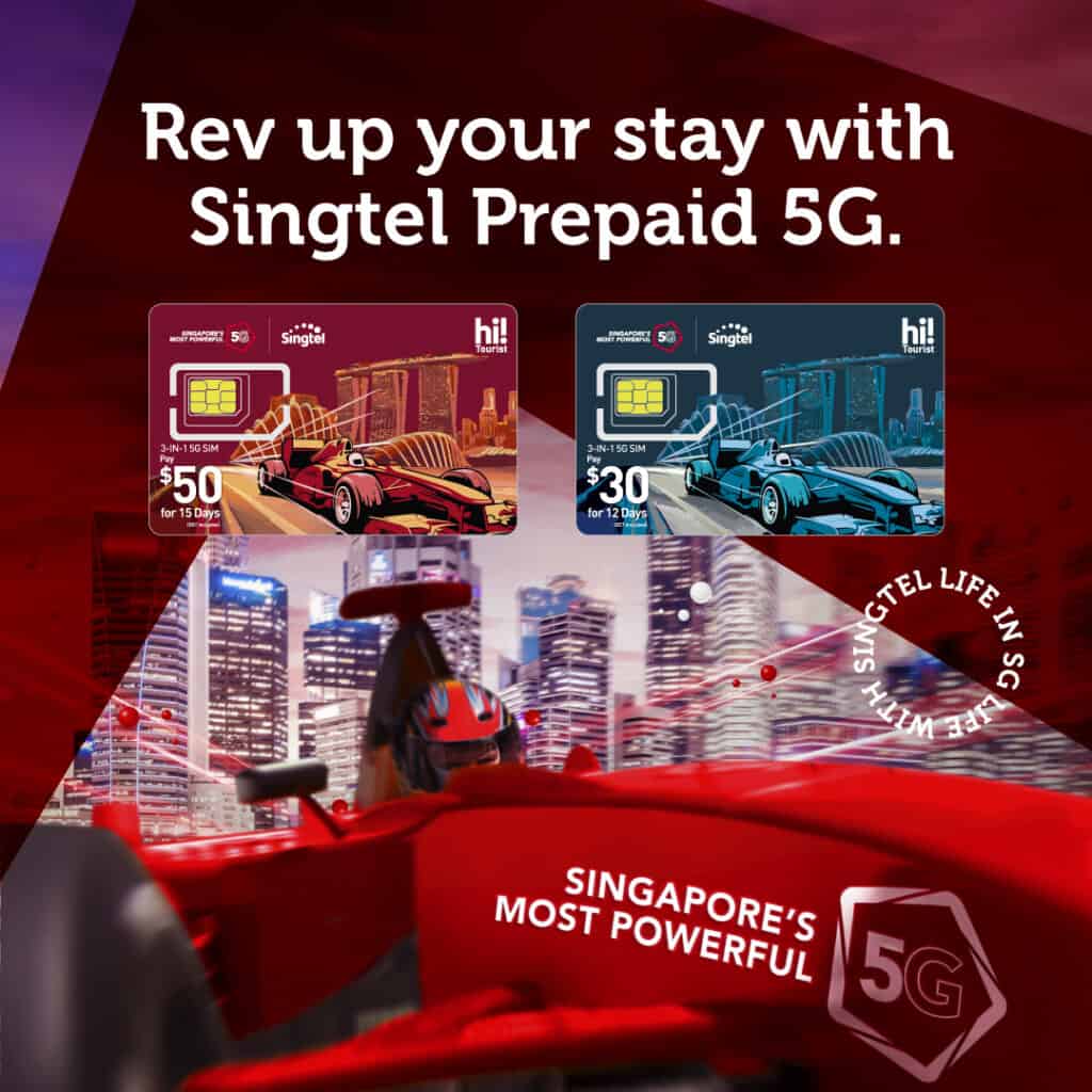 สิงคโปร์เปิดตัวซิม 5G สำหรับนักท่องเที่ยว