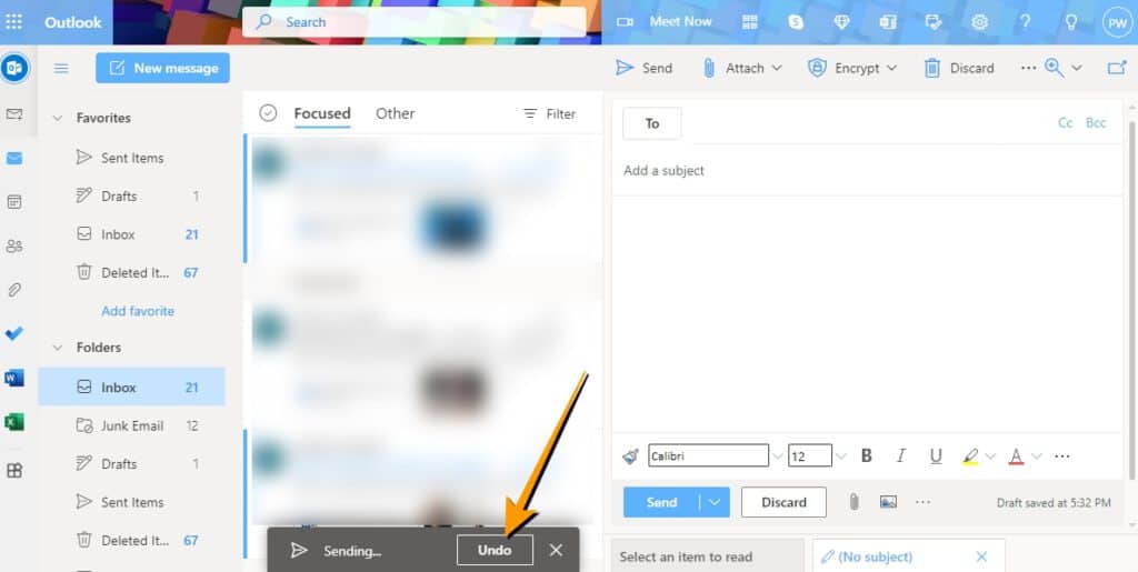 วิธีเปิดฟีเจอร์ undo send วิธีเปิดยกเลิกส่งอีเมลบน Outlook