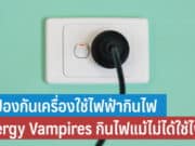 วิธีป้องกันเครื่องใช้ไฟฟ้ากินไฟ Energy Vampires