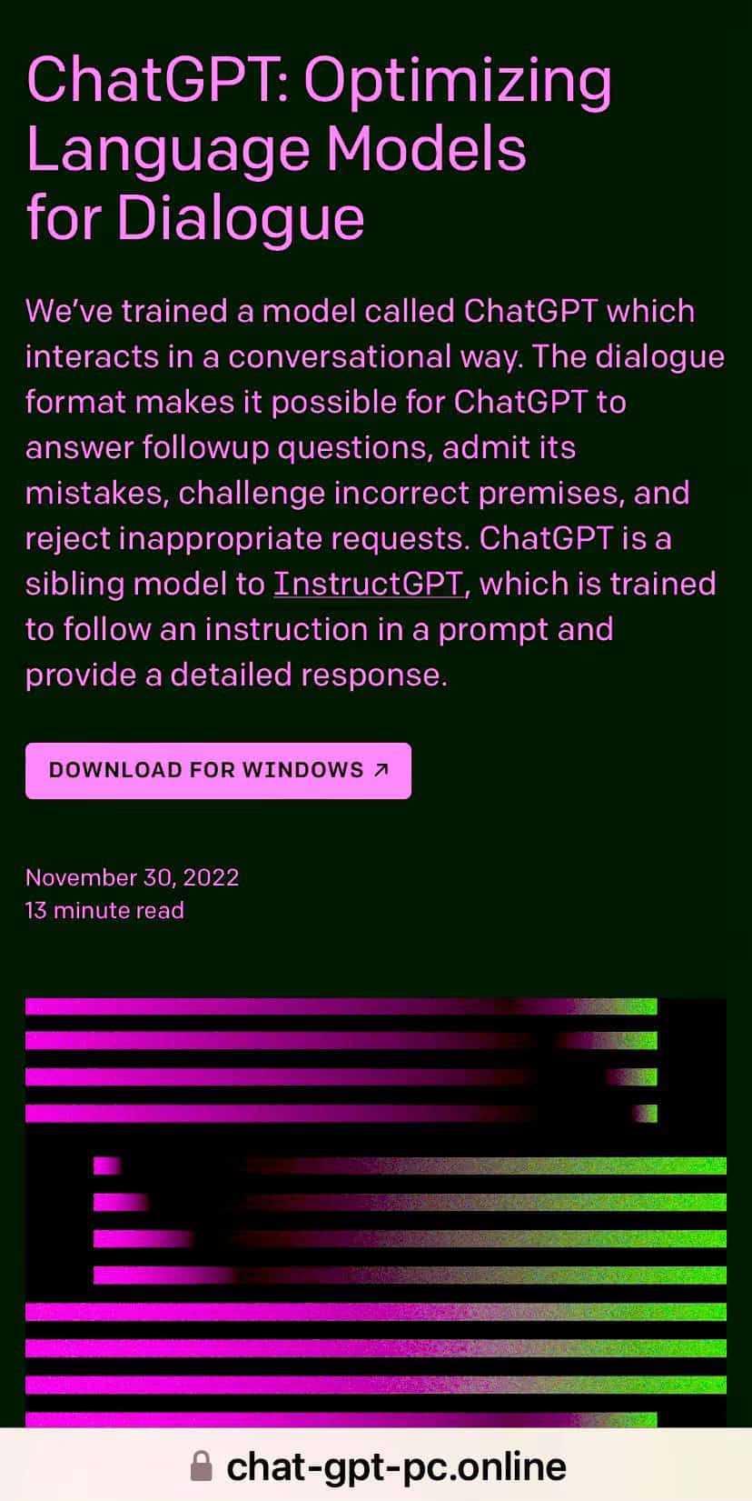 ระวัง ChatGPT ปลอม ปล่อยไวรัสมัลแวร์