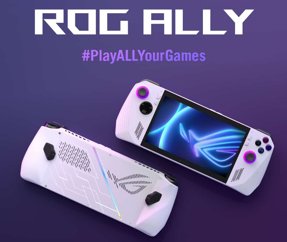 ROG Ally เครื่องเล่นเกมพกพาตัวแรกของ ASUS