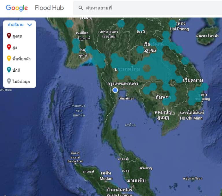 Google Flood Hub พยากรณ์น้ำท่วมด้วย AI ใช้ในไทยได้แล้ว! - iT24Hrs